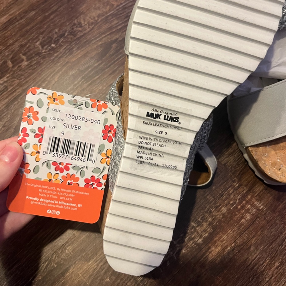 Muk Luks Women's Wendy wedge sandal - Picture 3 of 8